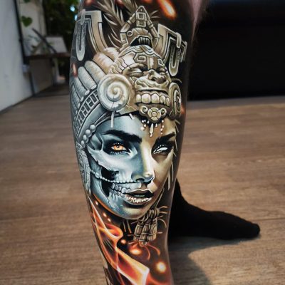 Tattoo by Draz Palaming resident artist at London tattoo studio Noire Ink (1)