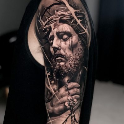 Tattoo by Joao Coimbra guest artist at London tattoo studio Noire Ink (7)