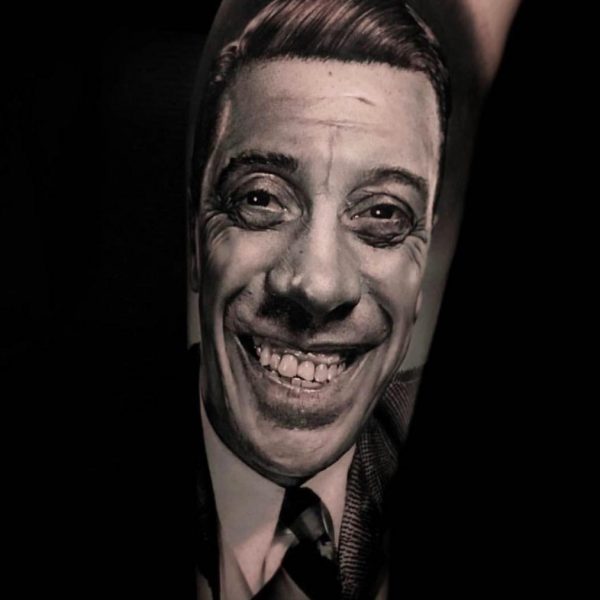 Tattoo by Thomas Carli Jarlier. Owner and resident artist at Noire Ink, London