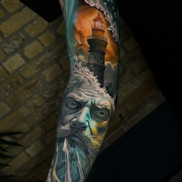 by Callum Blaine resident artist at London Tattoo studio Noire Ink